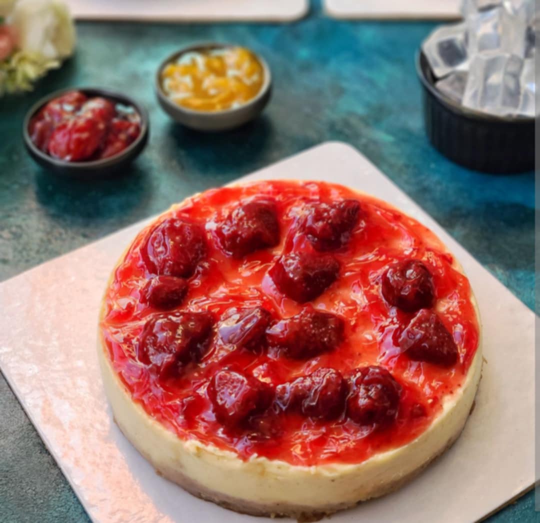 New york strawberry cheesecae