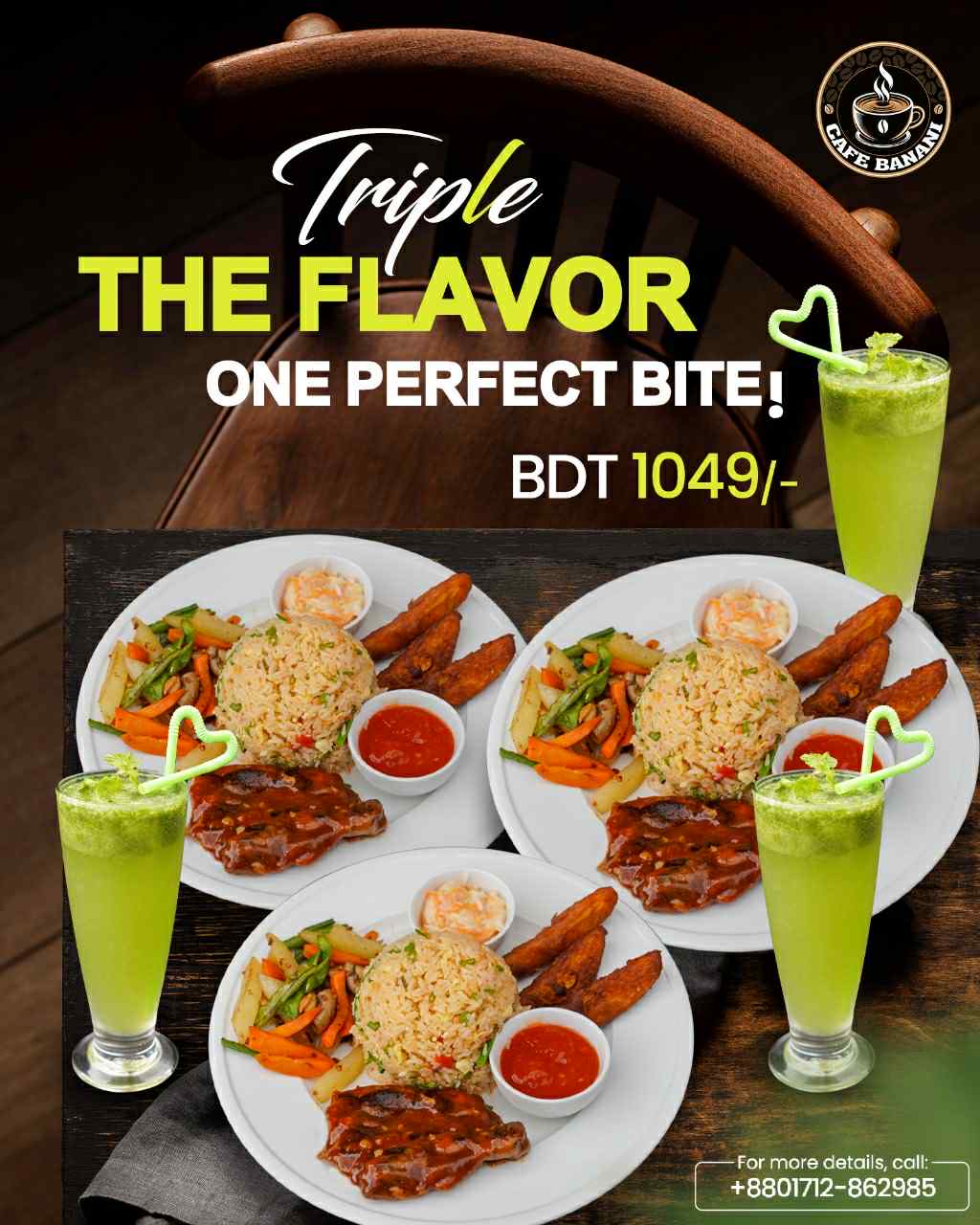 Triple The Flavor