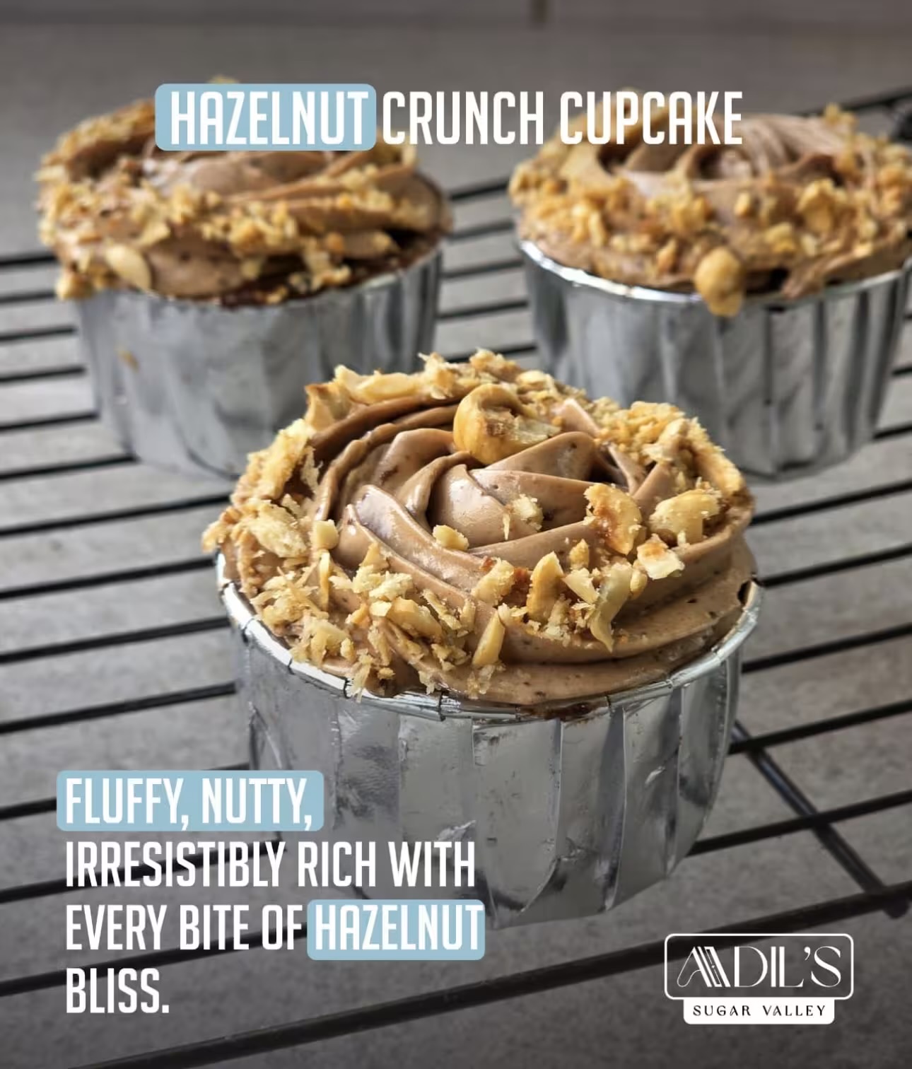 Hazelnut crunch cupcake's image