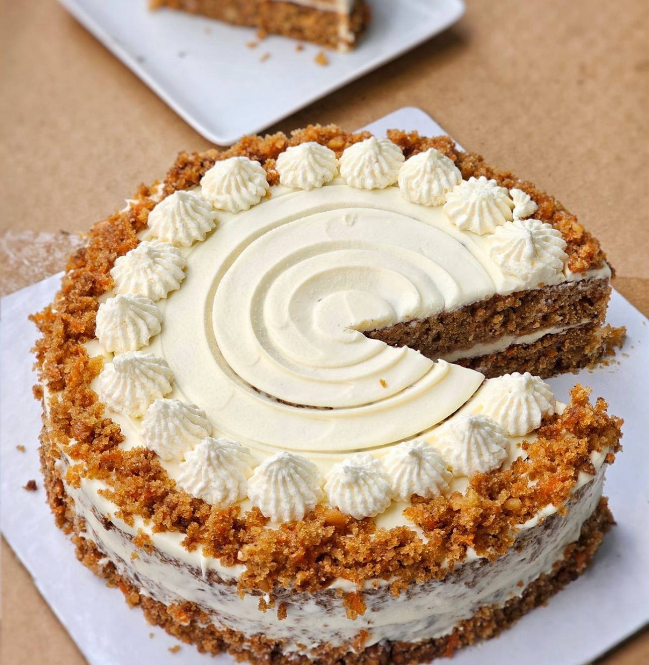 Spiced Carrot Cake w Cream Cheese Buttercream